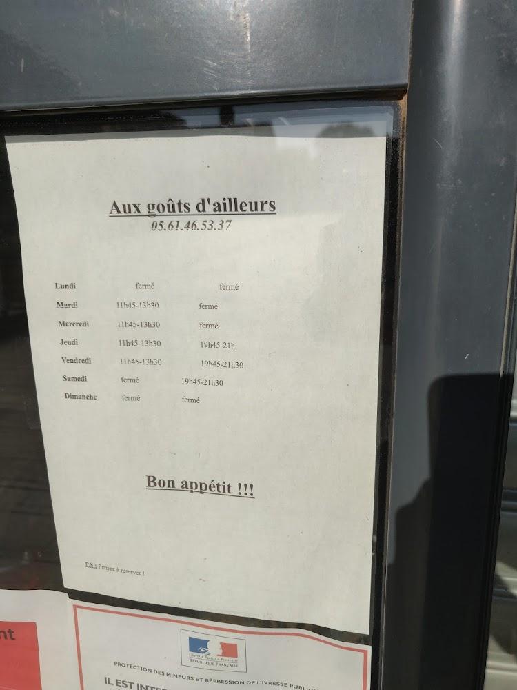 Aux goûts d'ailleurs - Menu Image 3